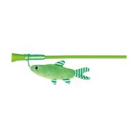 foto іграшка для кішок trixie паличка з рибкою, 42 см (45742)