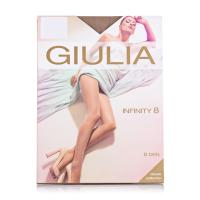 foto колготки жіночі giulia infinity класичні, без шортиків, 8 den, glace, розмір 4