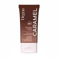 foto бронзувальна сироватка для обличчя lirene glow skin perfect tan caramel, 50 мл