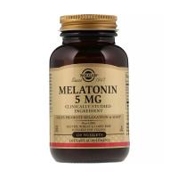 foto дієтична добавка в таблетках solgar melatonin мелатонін, 5 мг, 120 шт