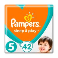foto підгузки pampers sleep & play junior розмір 5 (11-16 кг), 42 шт