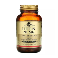 foto дієтична добавка в капсулах solgar lutein лютеїн 20 мг, 60 шт