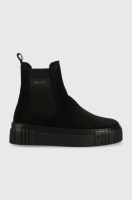 foto замшеві черевики gant snowmont колір чорний