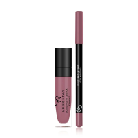 foto набір для губ golden rose matte lipkit blush pink (помада для губ longstay liquid matte lipstick 03, 5.5 мл + олівець для губ dream 535, 1.6 г)
