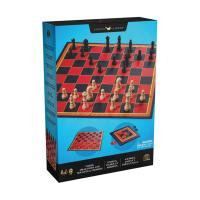foto набір настільних ігор spin master шахи, шашки та хрестики-нулики, від 6 років, 19*7*27 см (sm98377/6065336)