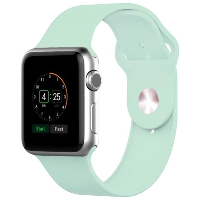 foto силиконовый ремешок для apple watch 38mm / 40mm (бирюзовый / turquoise)