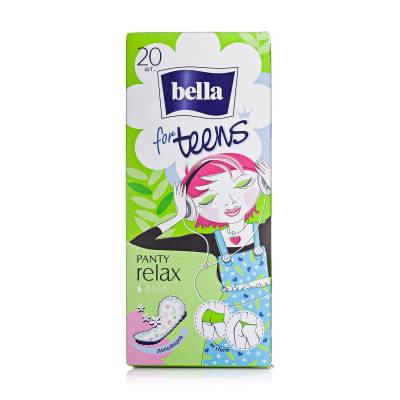 Podrobnoe foto щоденні гігієнічні прокладки bella panty for teens relax, 20 шт