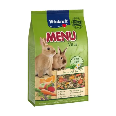 Podrobnoe foto корм для кроликів vitakraft menu vital, 3 кг