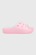 foto шльопанці crocs classic platform slide жіночі колір рожевий на платформі 208180