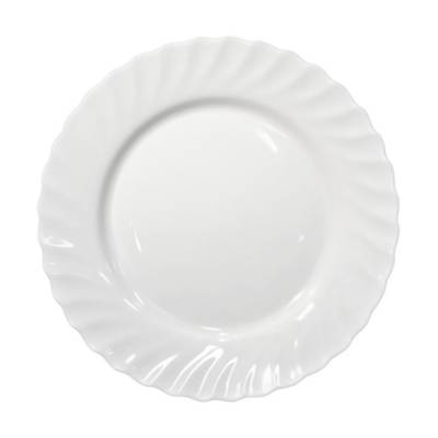 Podrobnoe foto тарілка обідня luminarc trianon біла, 24.5 см, (h3665)