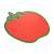 foto дошка кухонна irak plastik помідор, пластикова, 30.5*30 см (5750)