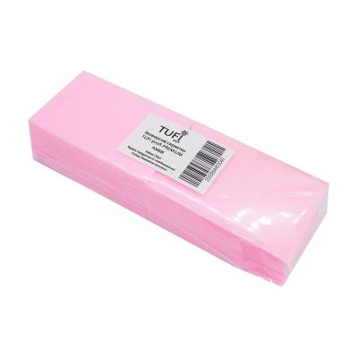 Podrobnoe foto безворсові серветки tufi profi premium рожеві, щільні, 4*6 см, 70 шт
