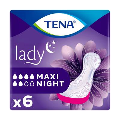 Podrobnoe foto урологічні прокладки жіночі tena lady maxi night нічні, 6 шт