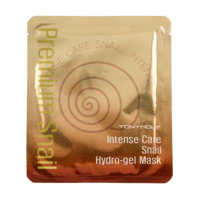 Podrobnoe foto інтенсивна равликова гелева маска tony moly intense care snail hydro-gel mask, 25 г