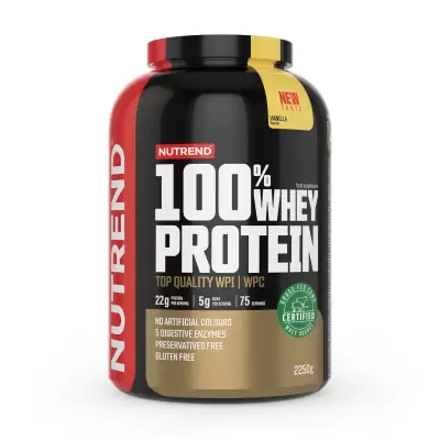 Podrobnoe foto дієтична добавка протеїн nutrend 100% whey protein ваніль, 2.25 кг