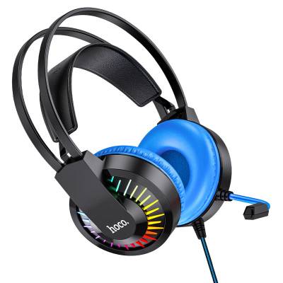Podrobnoe foto стерео навушники hoco w105 joyful (синій)
