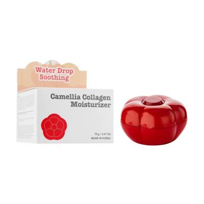 Podrobnoe foto крем для обличчя john farmer camellia collagen moisturizer cream з екстрактом камелії та колагеном, 70 г