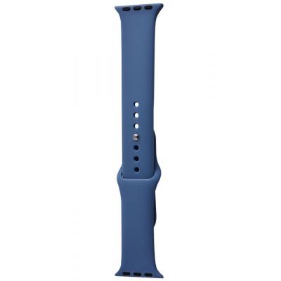 Podrobnoe foto силиконовый ремешок для apple watch sport band 42 / 44 (m) 2pcs (синий / alaskan blue)