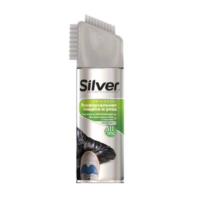 Podrobnoe foto універсальний захист і догляд silver universal all in one для всіх видів шкіри та текстилю, для всіх кольорів, 250 мл