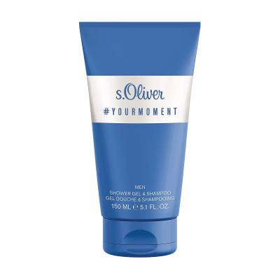 Podrobnoe foto парфумований гель-шампунь для душу s.oliver your moment shampoo & shower gel мужской, 150 мл