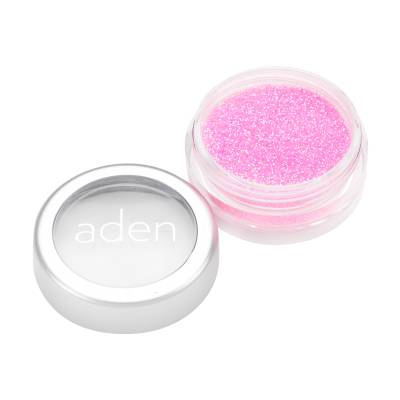 Podrobnoe foto розсипчастий глітер для обличчя aden glitter powder 11 rose pearl, 5 г