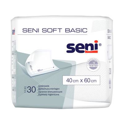 Podrobnoe foto одноразові гігієнічні пелюшки seni soft basic 40*60, 30 шт